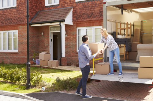 Removal team planning a house move in Romford