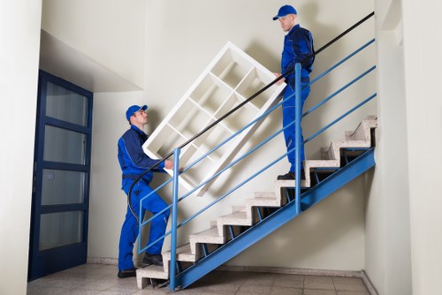 Completed van move with attention to health and safety procedures
