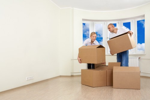 Local removals crew loading items in Romford