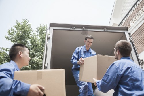 Moving preparation checklist and packed boxes ready for a Romford removal