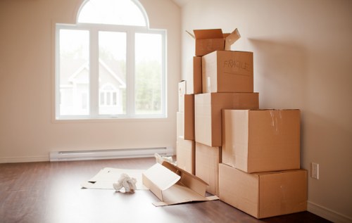 Removing bulky household furniture from a Romford property