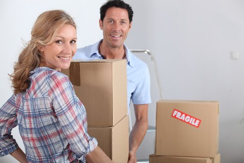 Moving van near Romford streets with access considerations