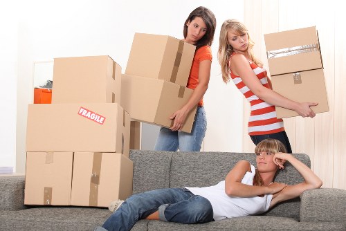 Warehouse and office items being moved for a Romford company